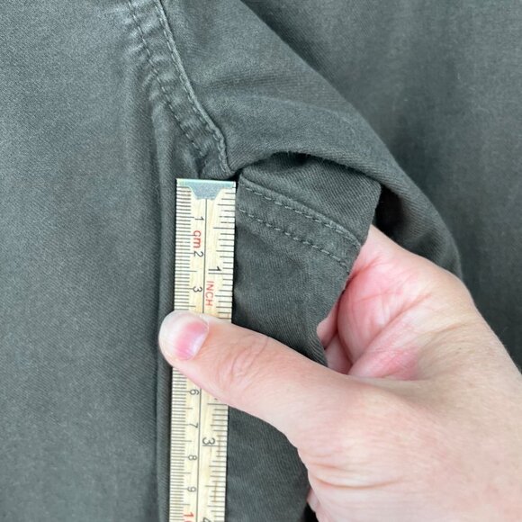 Cabi Womens Stadium Wide Leg Pant Size 8 Brown Flare Zipper Ankle Casual #184 - Picture 13 of 14